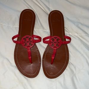 Red Tory Burch Sandals